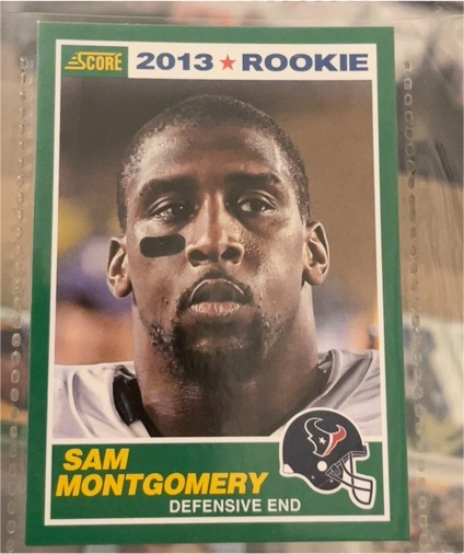 2013 Score #422 Sam Montgomery — front