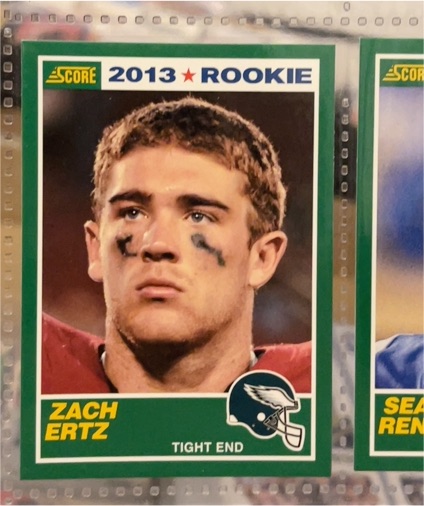 2013 Score #439 Zach Ertz — front