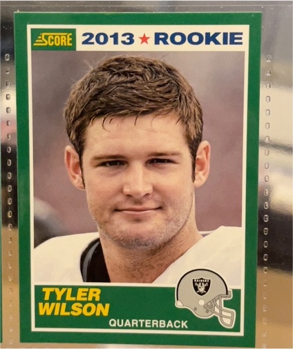 2013 Score #434 Tyler Wilson Rookie — front