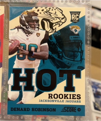 2013 Score Hot Rookies #18 Denard Robinson — front