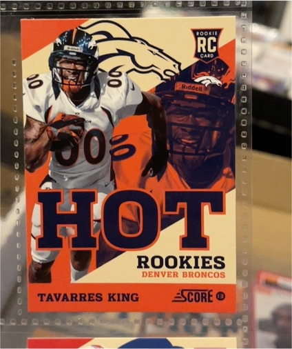 2013 Score Hot Rookies #33 Tavarres King Denver Broncos — front