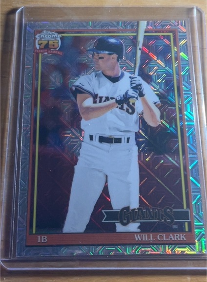 2026 Topps Series 1 Chrome Mojo #91C-96 Will Clark — front