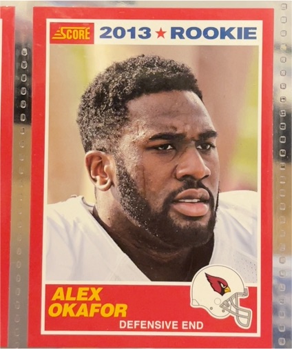 2013 Score #336 Alex Okafor Rookie — front