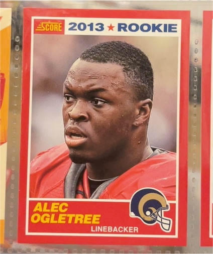2013 Score #335 Alec Ogletree Rookie — front