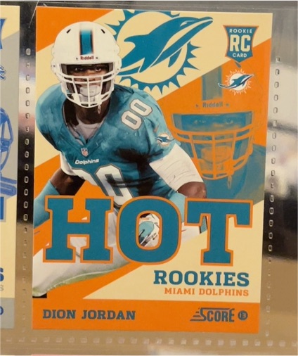 2013 Score Hot Rookies #47 Dion Jordan — front