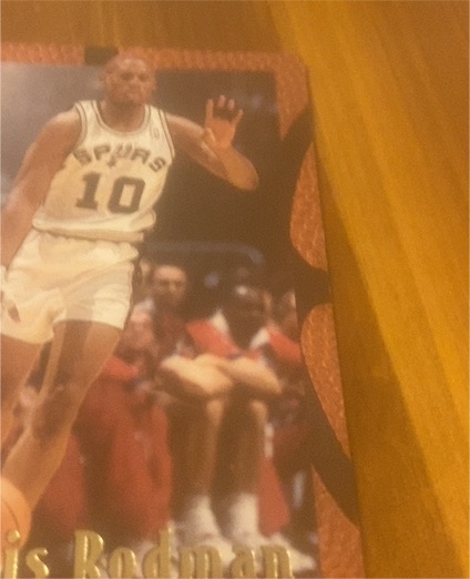 1994-95 Topps Embossed #89 Dennis Rodman — front
