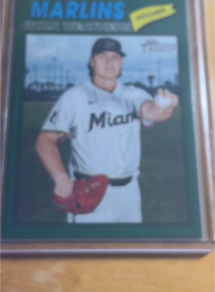 2026 Topps Heritage #307 Ryan Weathers — front