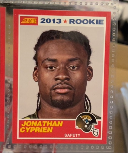 2013 Score #360 Jonathan Cyprien Rookie — front
