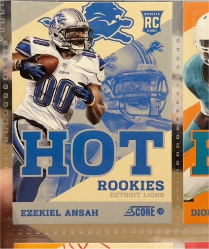 2013 Score #46 Ezekiel Ansah Hot Rookies — front