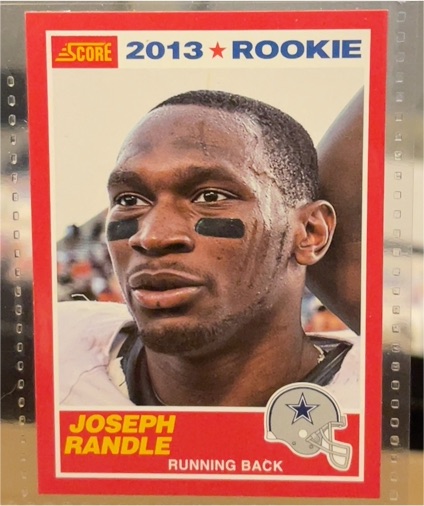2013 Score #381 Joseph Randle Rookie — front