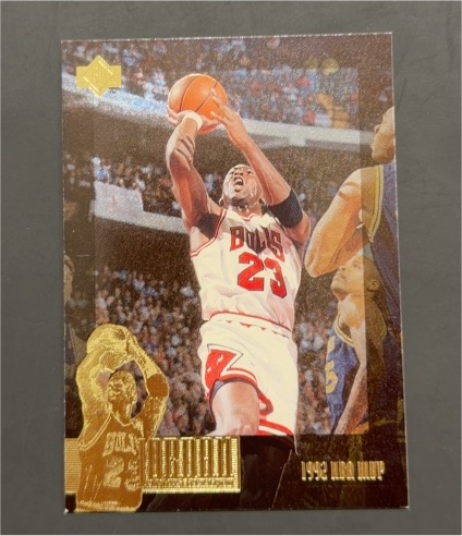 1996 Upper Deck The Jordan Collection #JC19 Michael Jordan — front