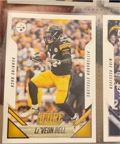 2015 Panini Score #22 Le'Veon Bell — front