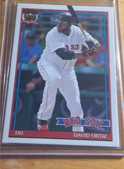 2026 Topps Series 1 75th Anniversary #T91-15 David Ortiz — front