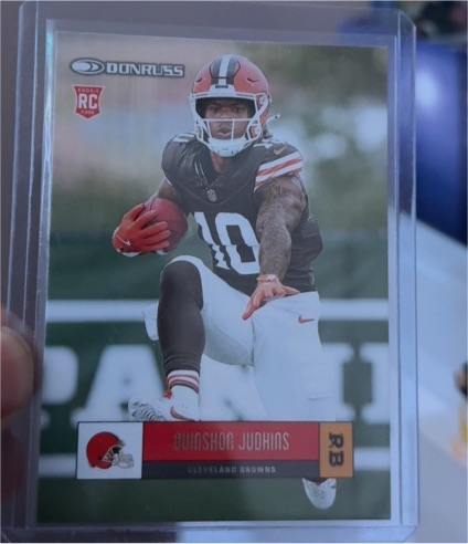 2025 Panini Donruss #RO5-QUJ Quinshon Judkins — front