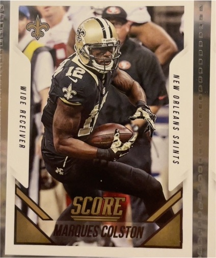 2015 Panini Score #89 Marques Colston — front
