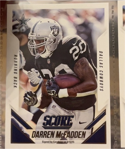 2015 Panini Score #88 Darren McFadden — front