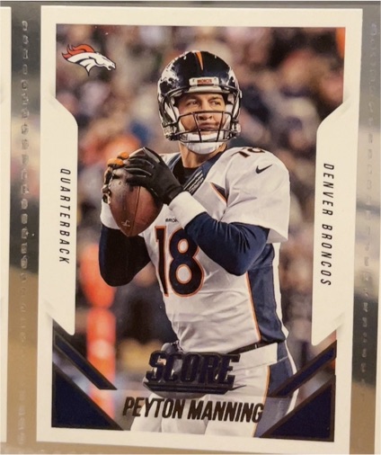 2015 Panini Score #101 Peyton Manning — front