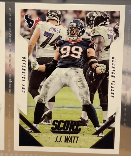 2015 Panini Score #137 J.J. Watt — front