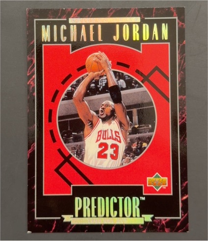 1995-96 Upper Deck #R1 Michael Jordan Predictor — front