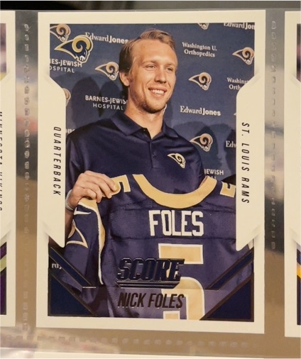 2015 Score #155 Nick Foles — front