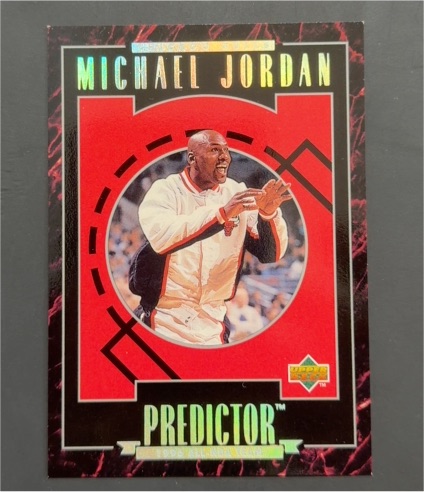1995-96 Upper Deck Prize Predictor MVP #R2 Michael Jordan — front