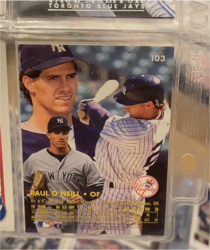1994 Donruss #103 Paul O'Neill — front