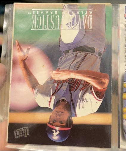 1993 Fleer Ultra #306 David Justice — front