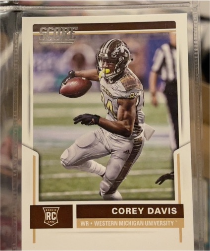 2017 Score #396 Corey Davis — front