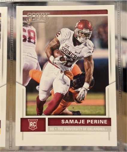 2017 Panini Score #393 Samaje Perine — front