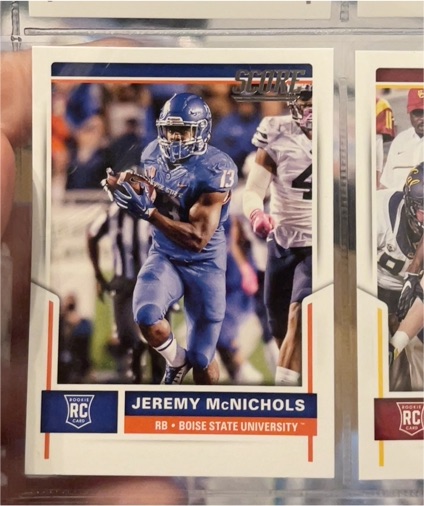 2017 Panini Score #391 Jeremy McNichols — front