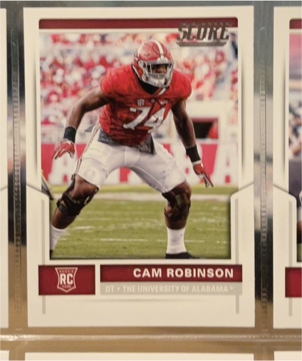 2017 Score #389 Cam Robinson — front