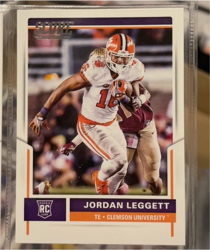 2017 Score #405 Jordan Leggett — front