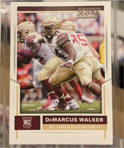 2017 Score #402 DeMarcus Walker — front