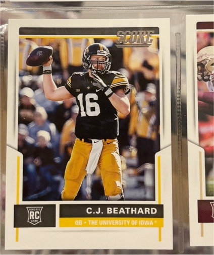 2017 Score #401 C.J. Beathard RC — front