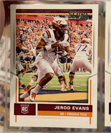 2017 Score #412 Jerod Evans — front