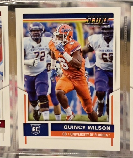 2017 Score #410 Quincy Wilson — front