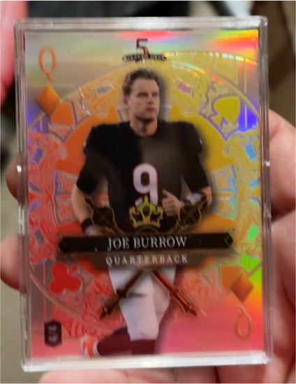 2026 Wild Card 5 Card Draw Black Tie Edition #5 Joe Burrow — front