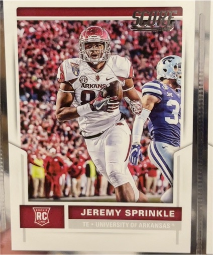 2017 Score #415 Jeremy Sprinkle — front
