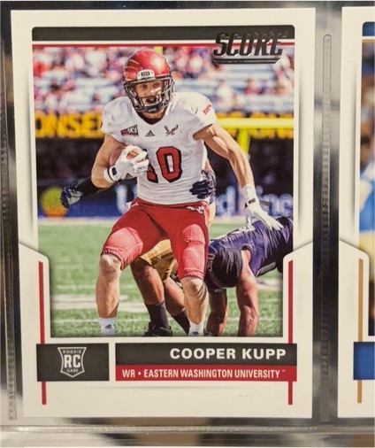 2017 Panini Score #416 Cooper Kupp Rookie Card — front