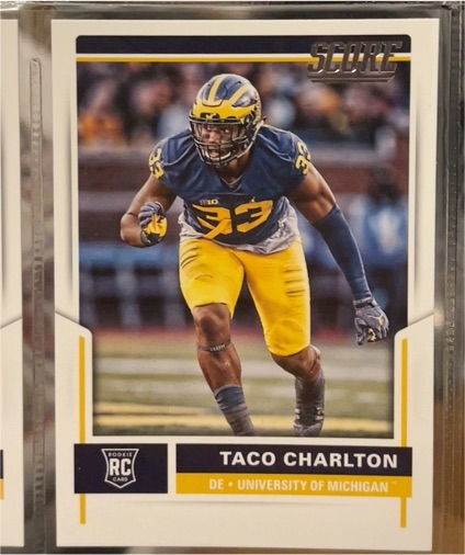 2017 Score #432 Taco Charlton — front