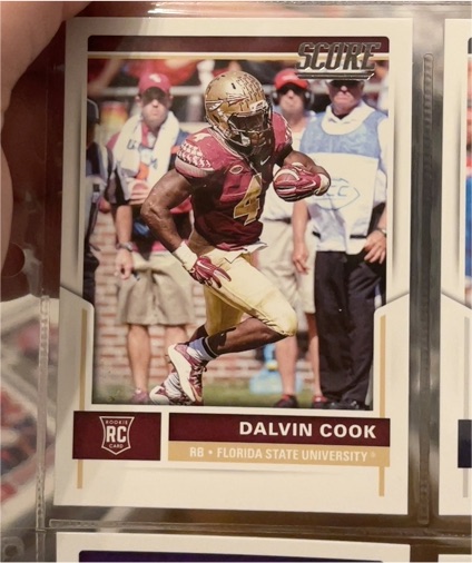 2017 Panini Score #427 Dalvin Cook — front
