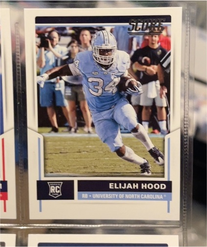 2017 Score #426 Elijah Hood — front