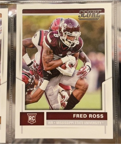 2017 Panini Score #438 Fred Ross Rookie — front