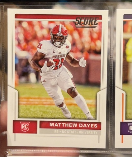 2017 Panini Score #433 Matthew Dayes — front