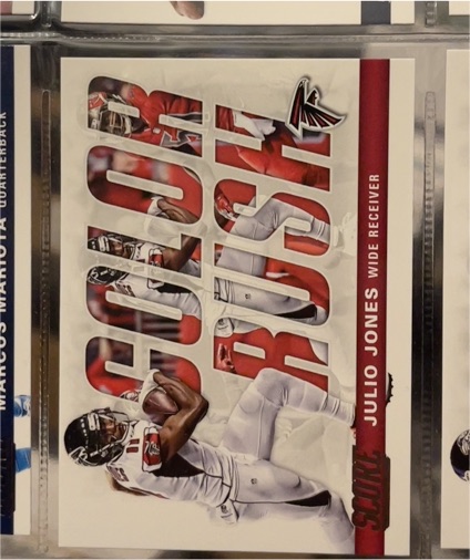 2017 Score #9 Julio Jones Color Rush — front