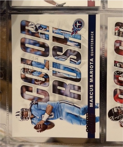 2017 Score #7 Marcus Mariota Color Rush — front