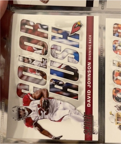 2017 Panini Score Color Rush #4 David Johnson — front