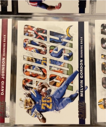 2017 Score #5 Melvin Gordon Color Rush — front