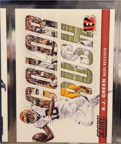 2017 Score Color Rush #3 A.J. Green — front