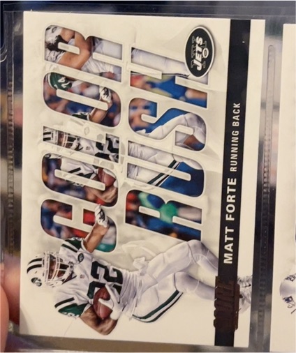 2017 Panini Score #1 Matt Forte Color Rush — front